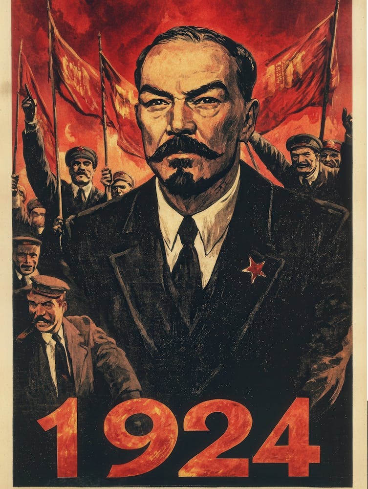 Aihrgdesign A Vintage Propaganda Poster Marking The Death Of 5