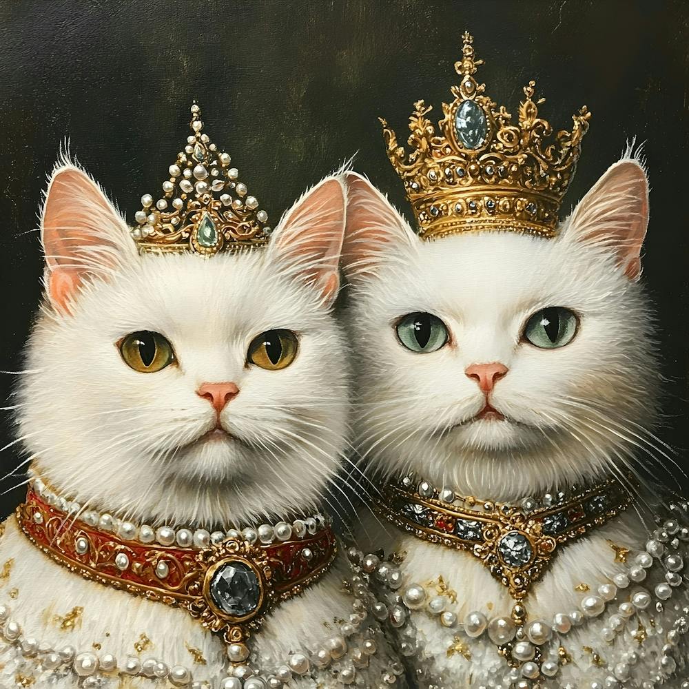 Royal White Cats 8