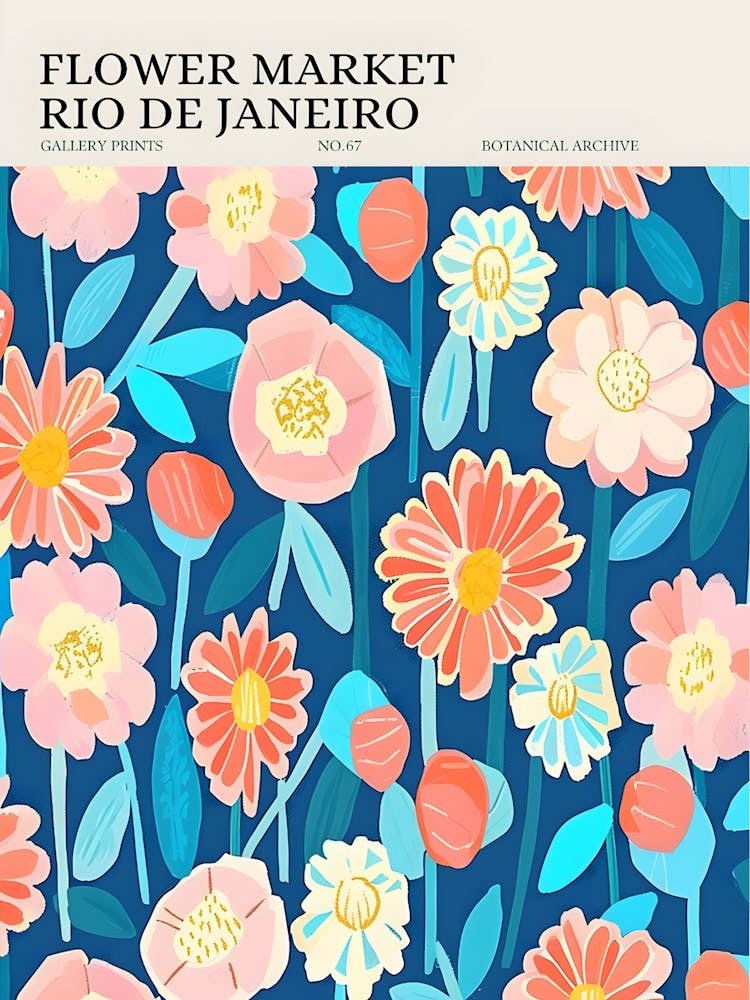 Flower Market Rio De Janeiro