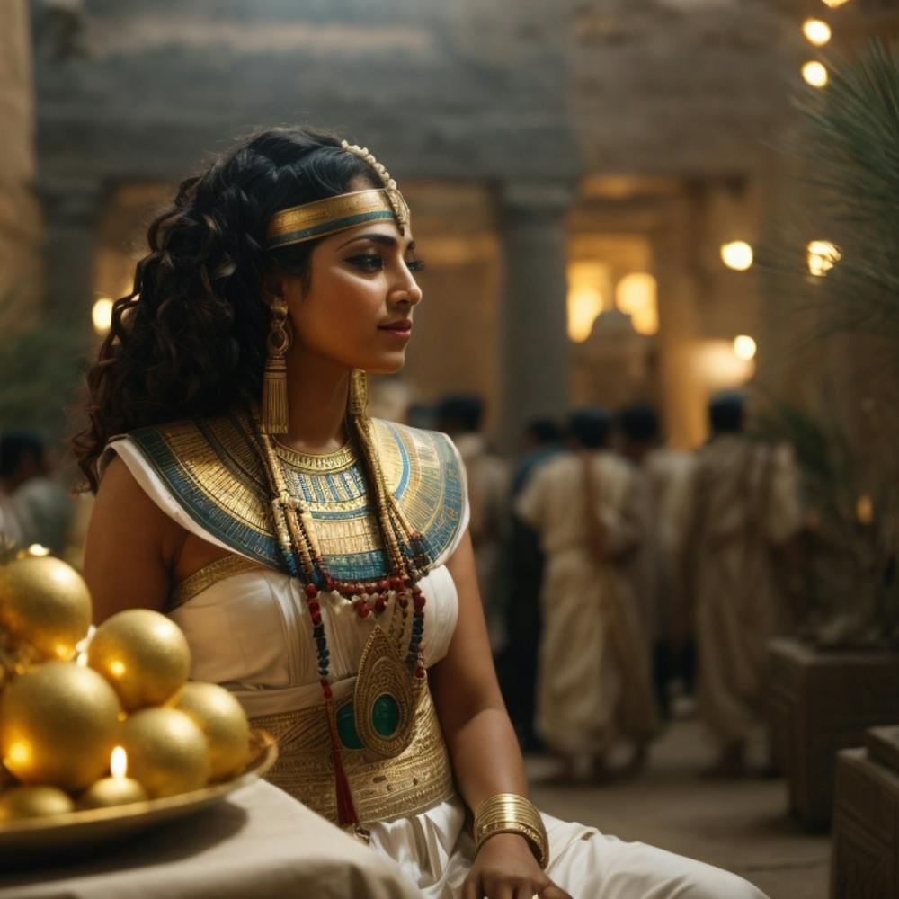 Egyptian lady( pharaoh and ancient Egyptian )