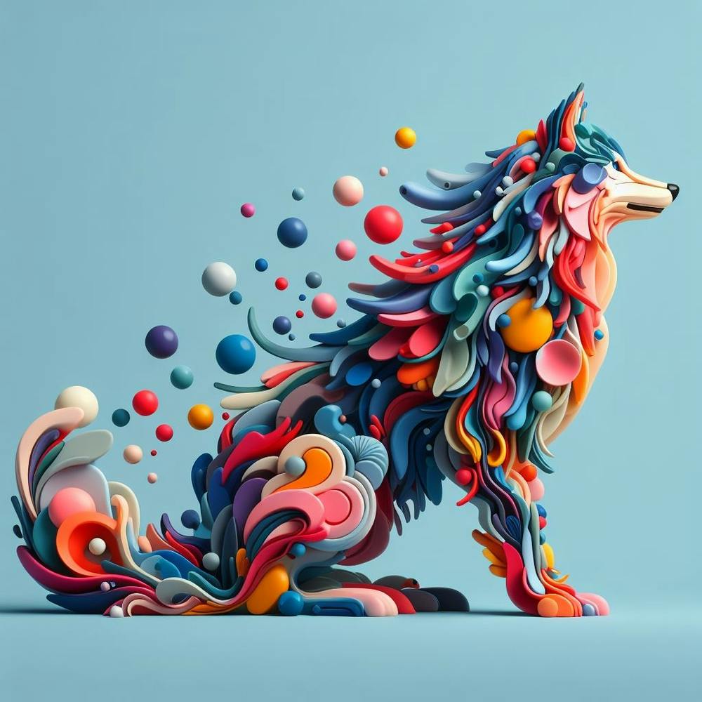 3d Wolf