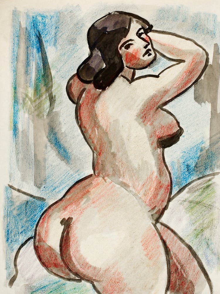 Female Nude, Carl Newman