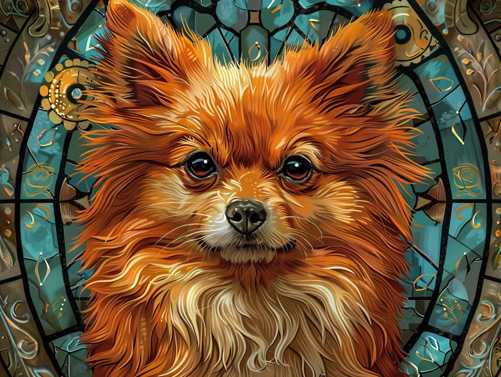 Pomeranian Fine Art Portrait 2