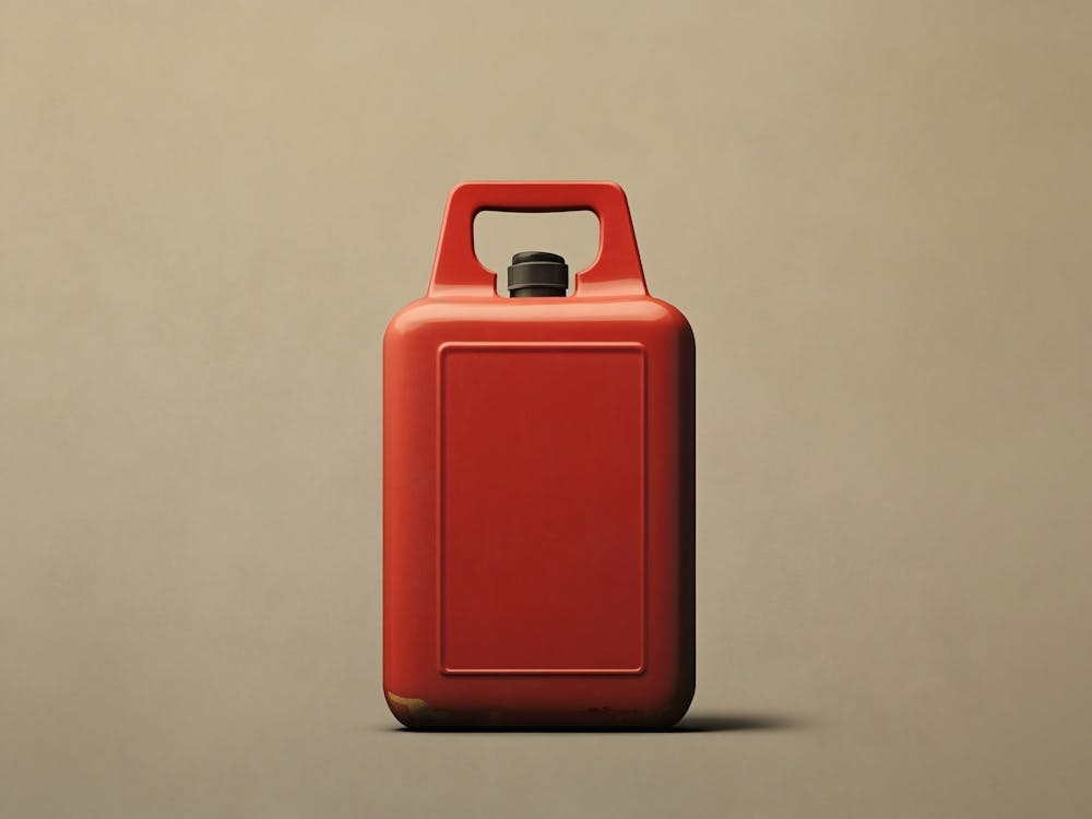 Roter Benzinkanister