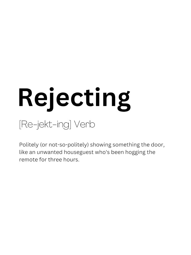 Rejecting Definition Meaning