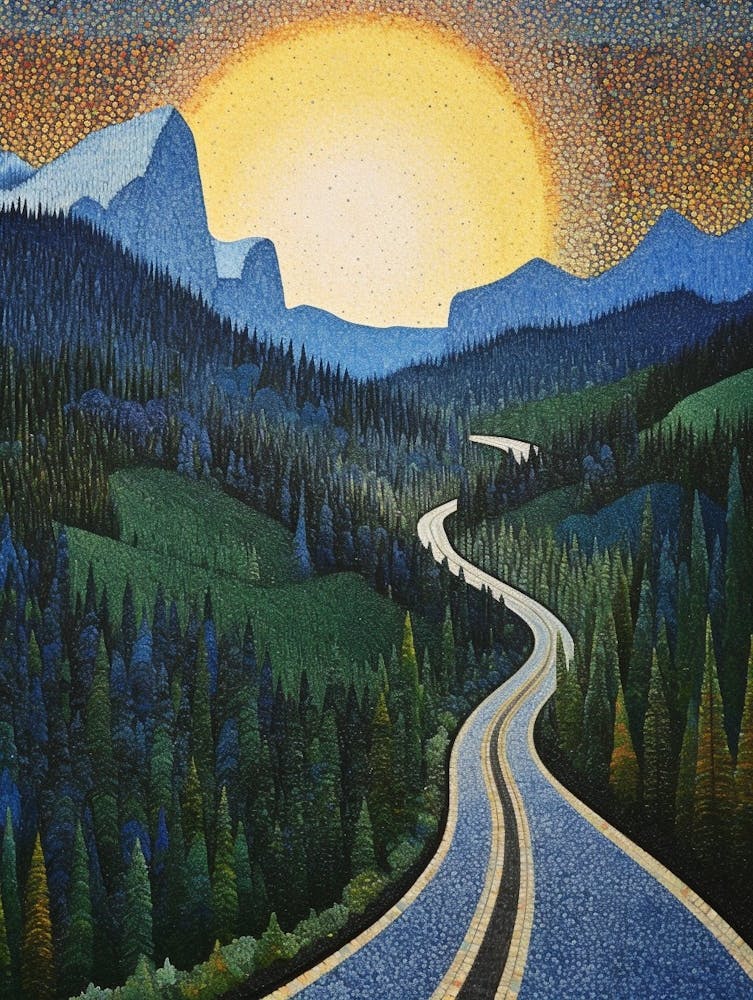 Snoqualmie Pass Retro Pop Art 27