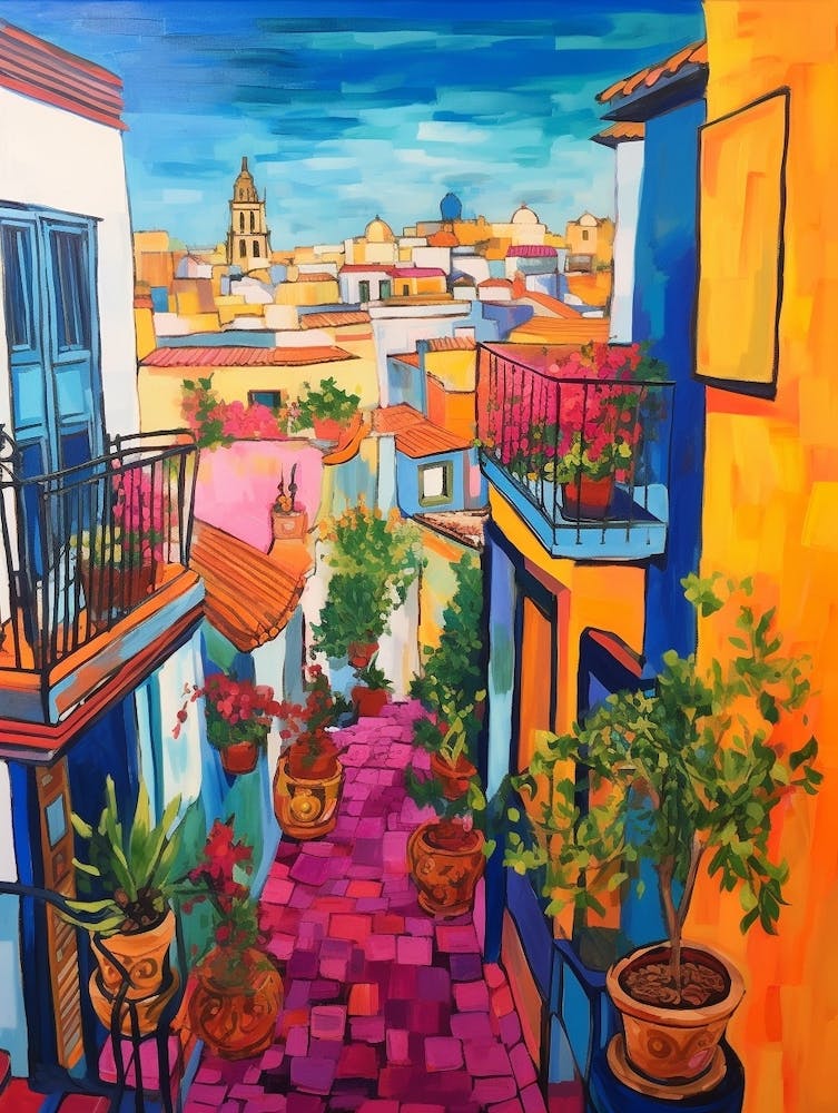 Seville Spain 2 Fauvist Painting