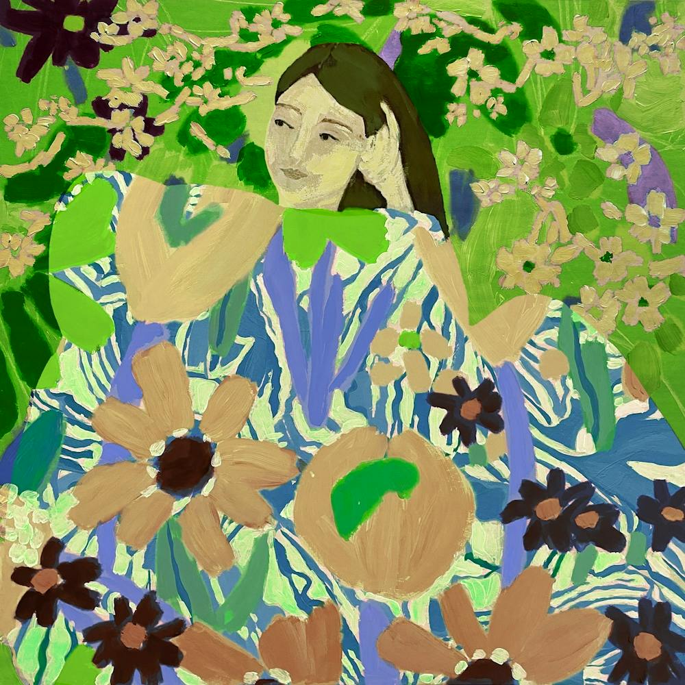 Flower Garden Woman