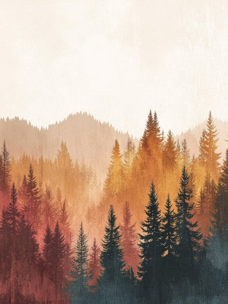 Autumn Forest Canvas Art