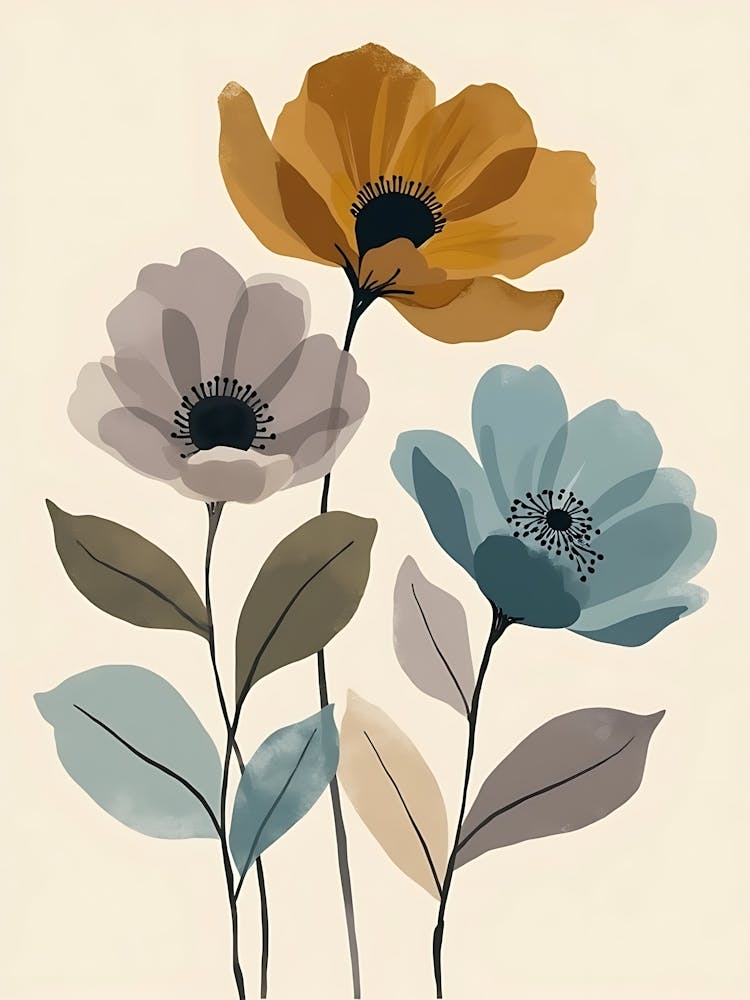 Timeless Botanical Line Drawings | Elegant & Simple Floral Wall Art