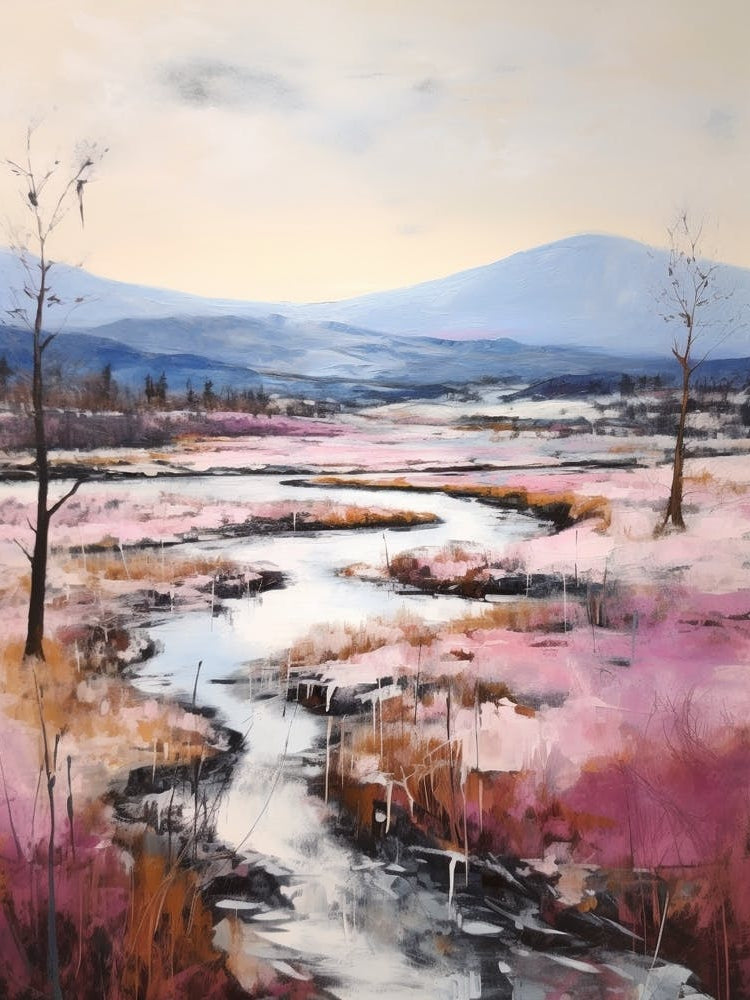 Dreamy Winter Painting Cairngorms National Park Scotland 1