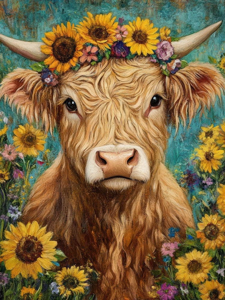 Sunflower Cow