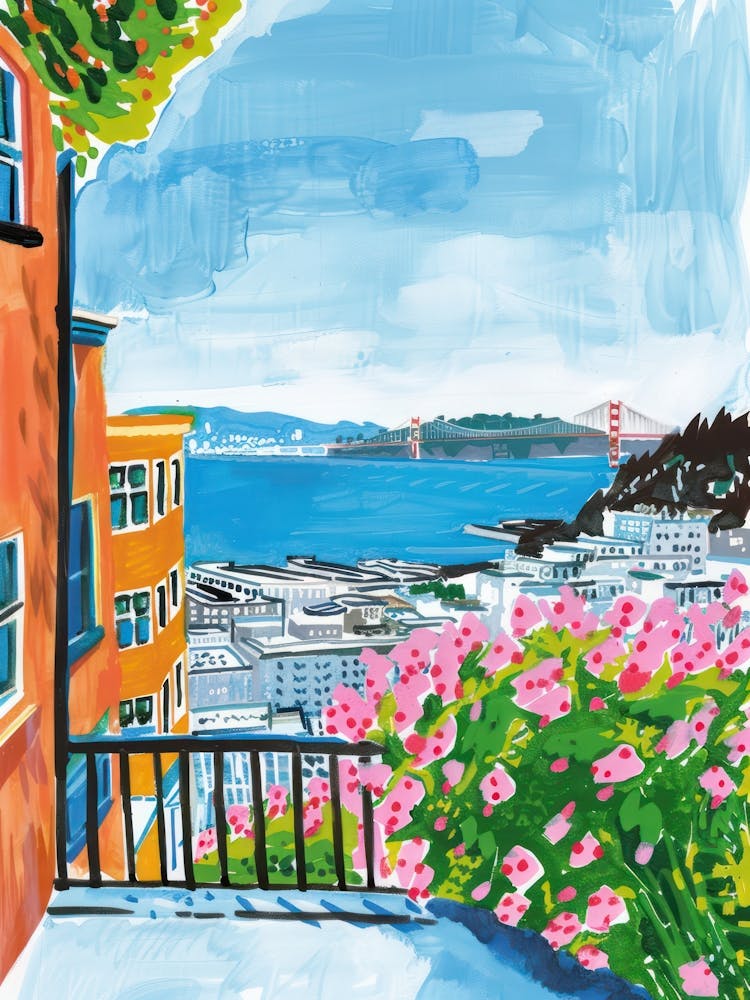 Travel Poster Happy Places San Francisco 3