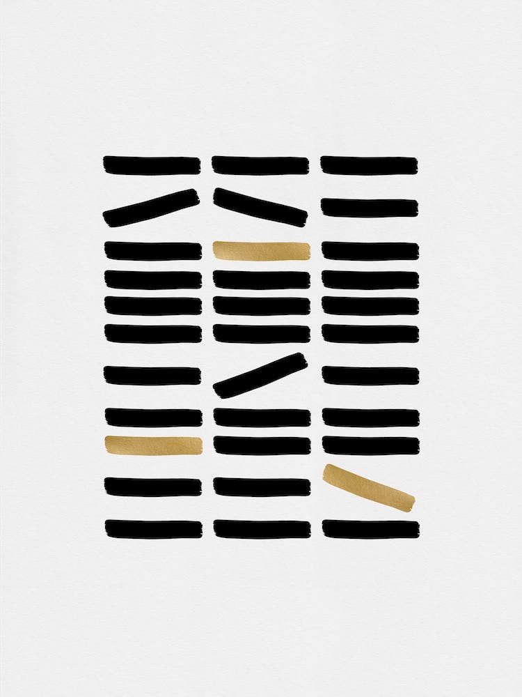 Black And Gold Abstract