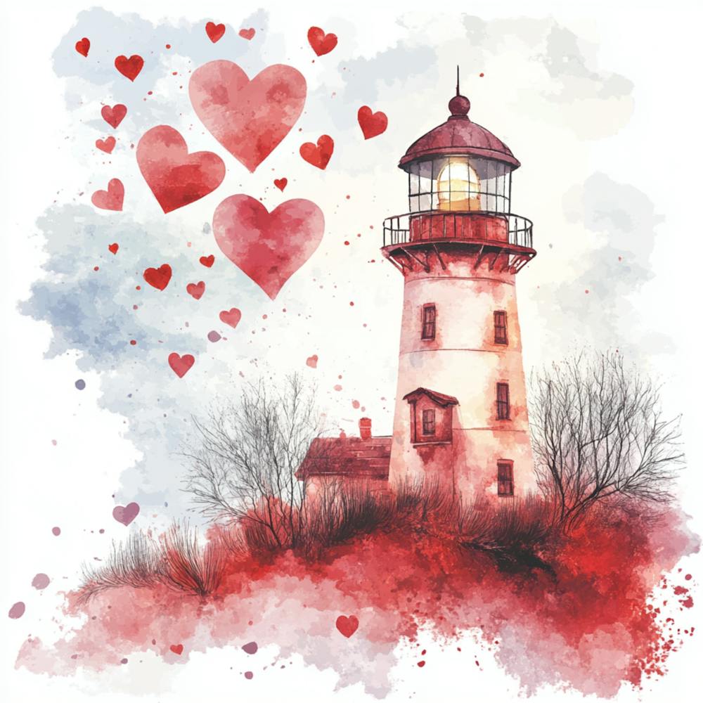 Valentine'S Day Lighthouse 4