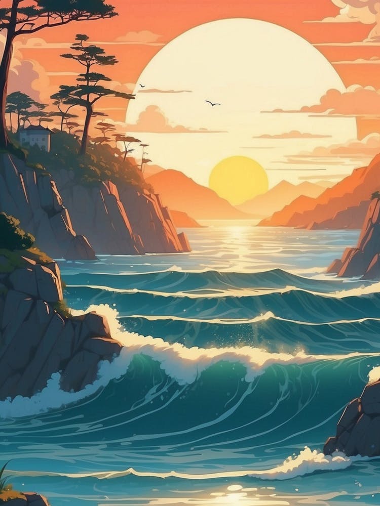 Sunset At The Beach 5