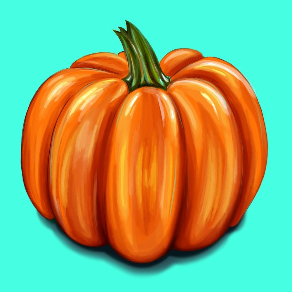 A pumpkin. 1