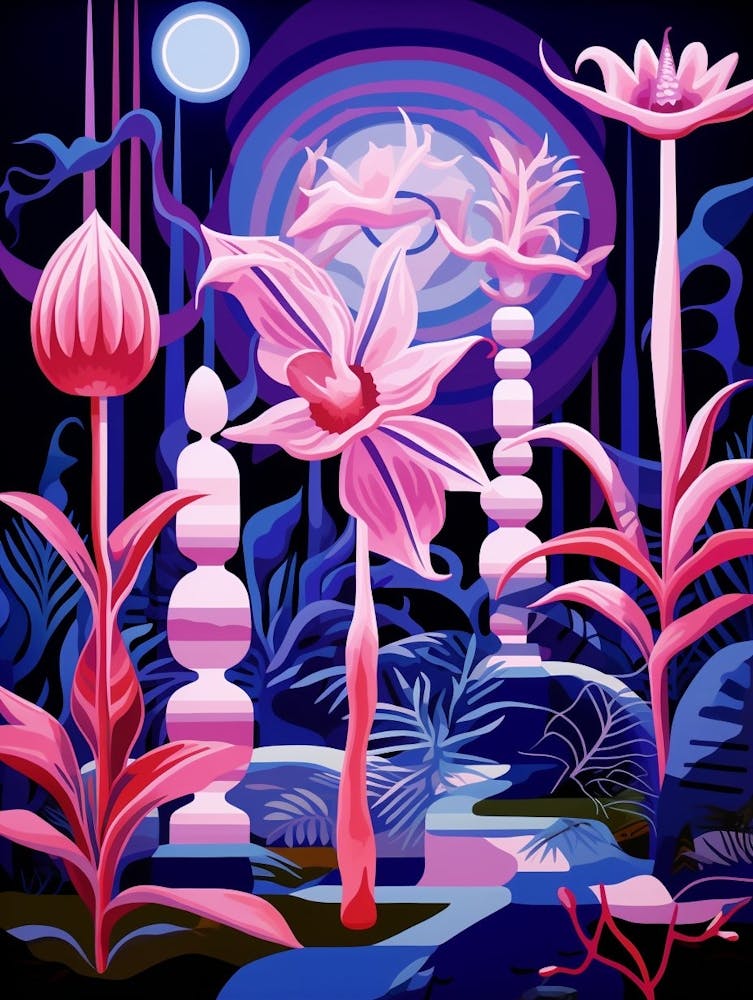 Abstract Geometric Botanical 1