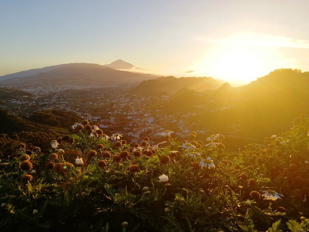 Teide Sunset from Cran Canaria 2