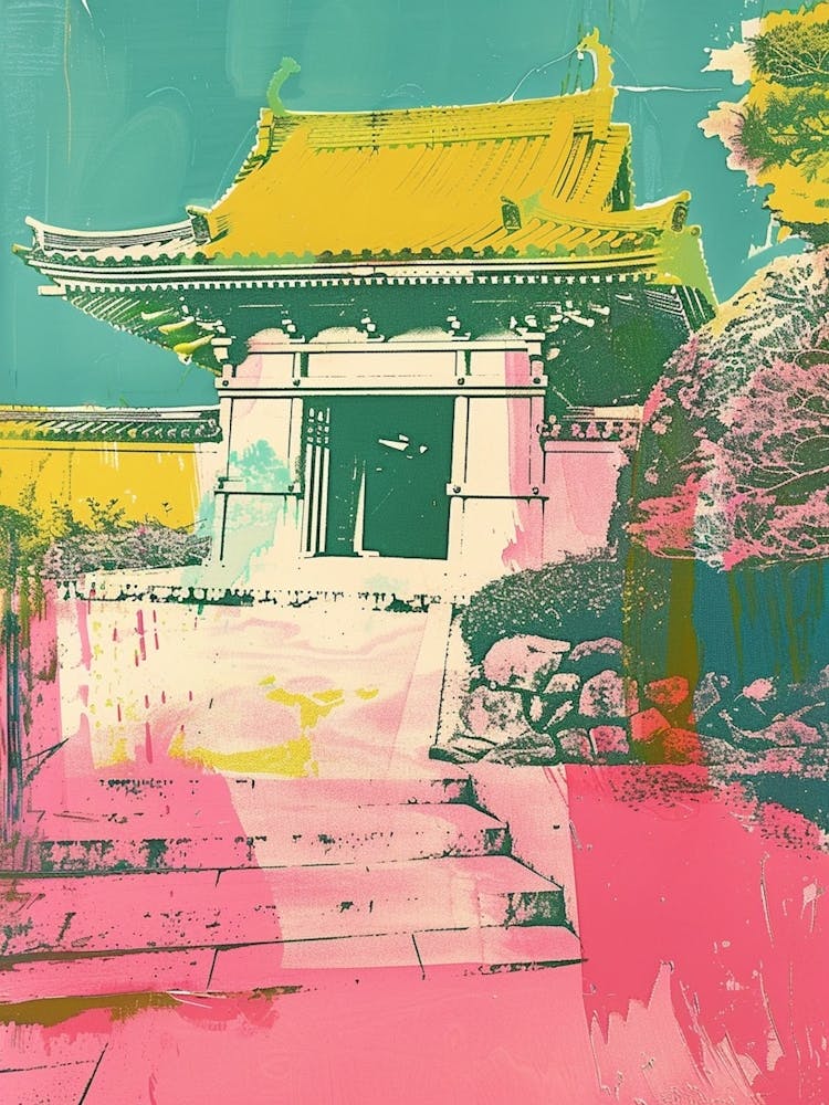 Japanese Strine Duotone Silkscreen 2