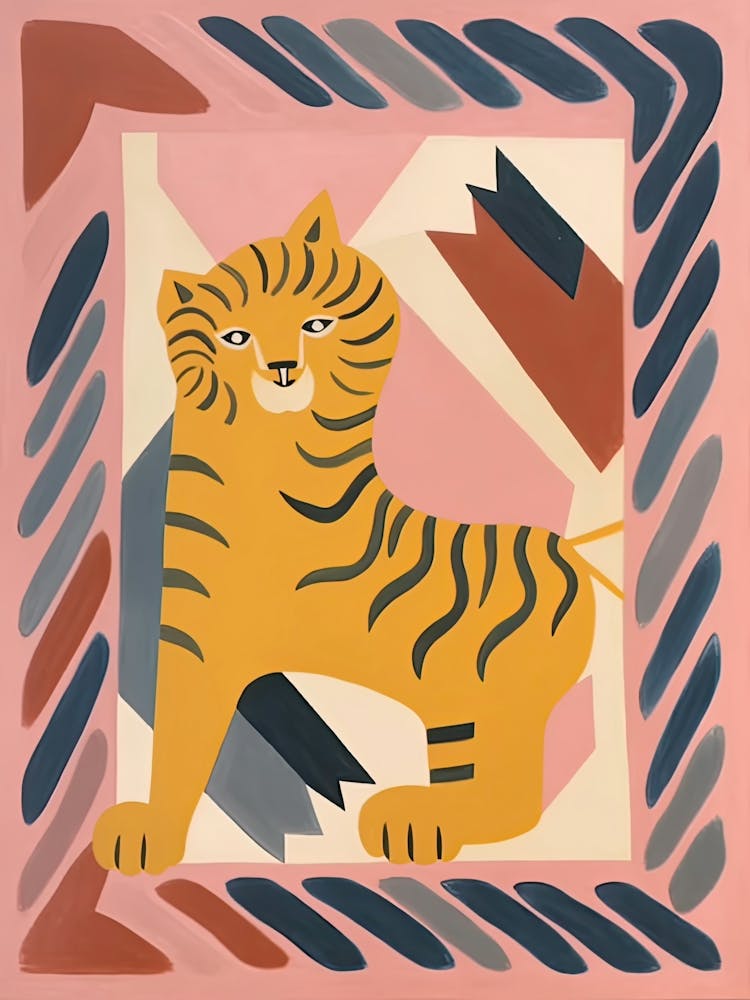 Pink Folk Tiger 2