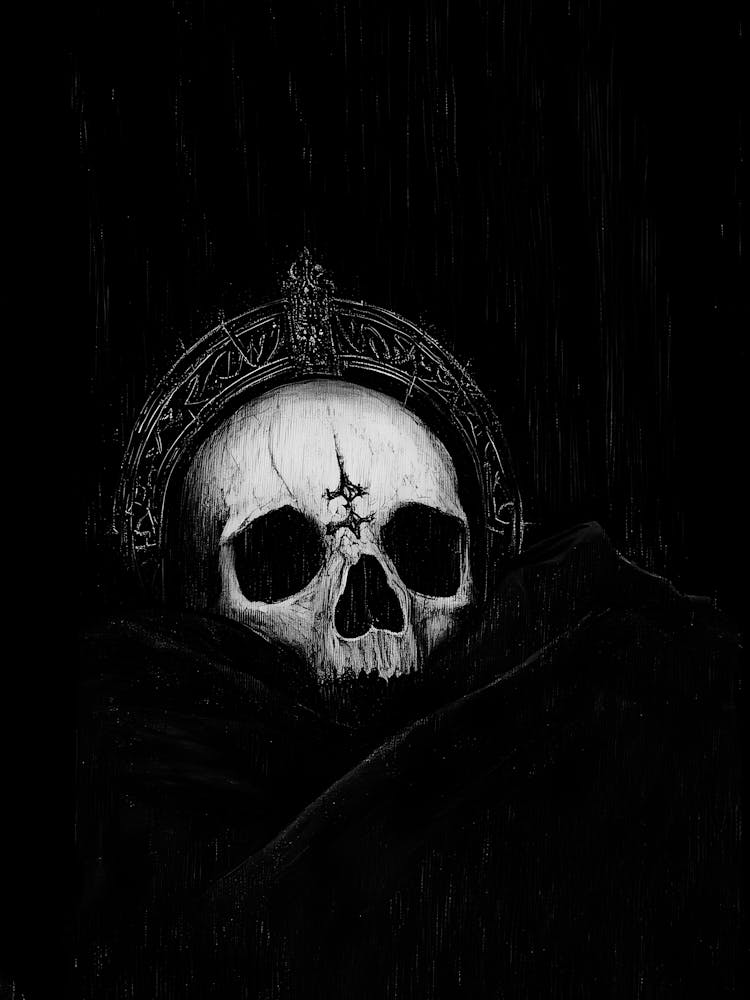 Skull With Crown