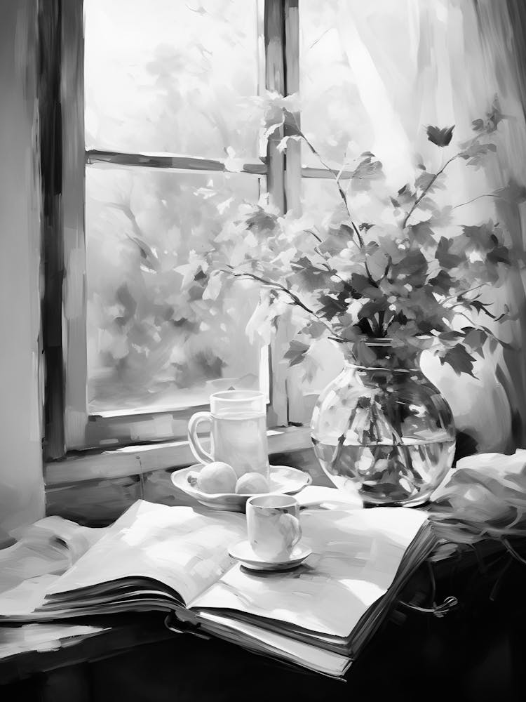 Black And White Painting 15