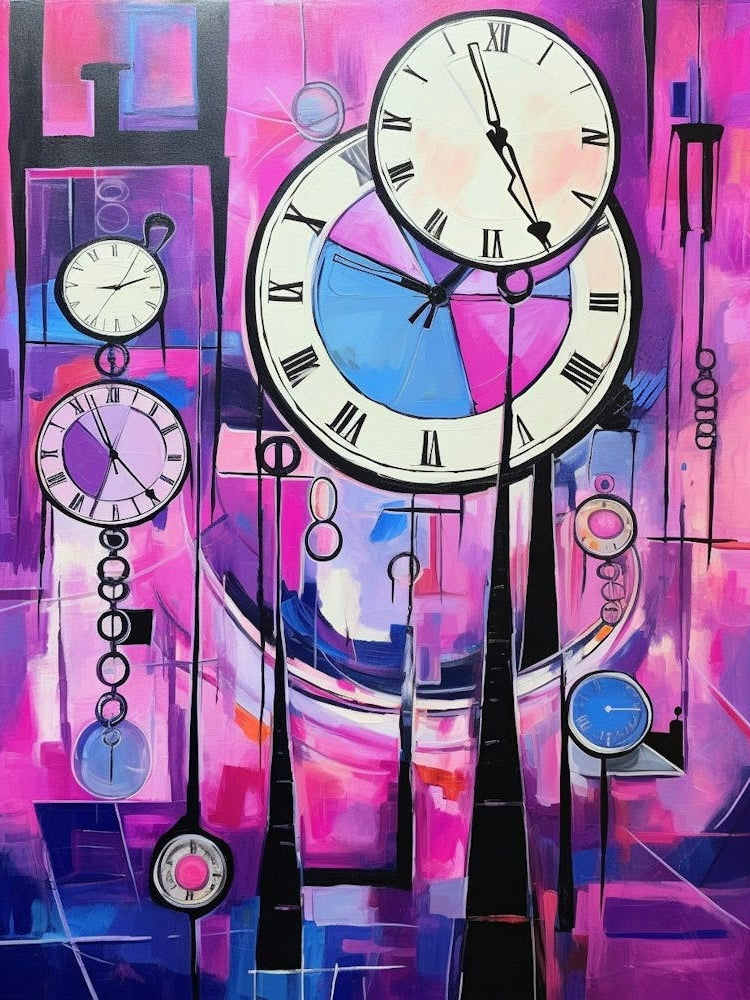 Time Abstract Geometric Illustration 2