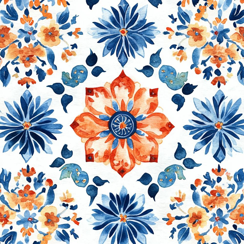 Watercolor Mandala Patterns 5