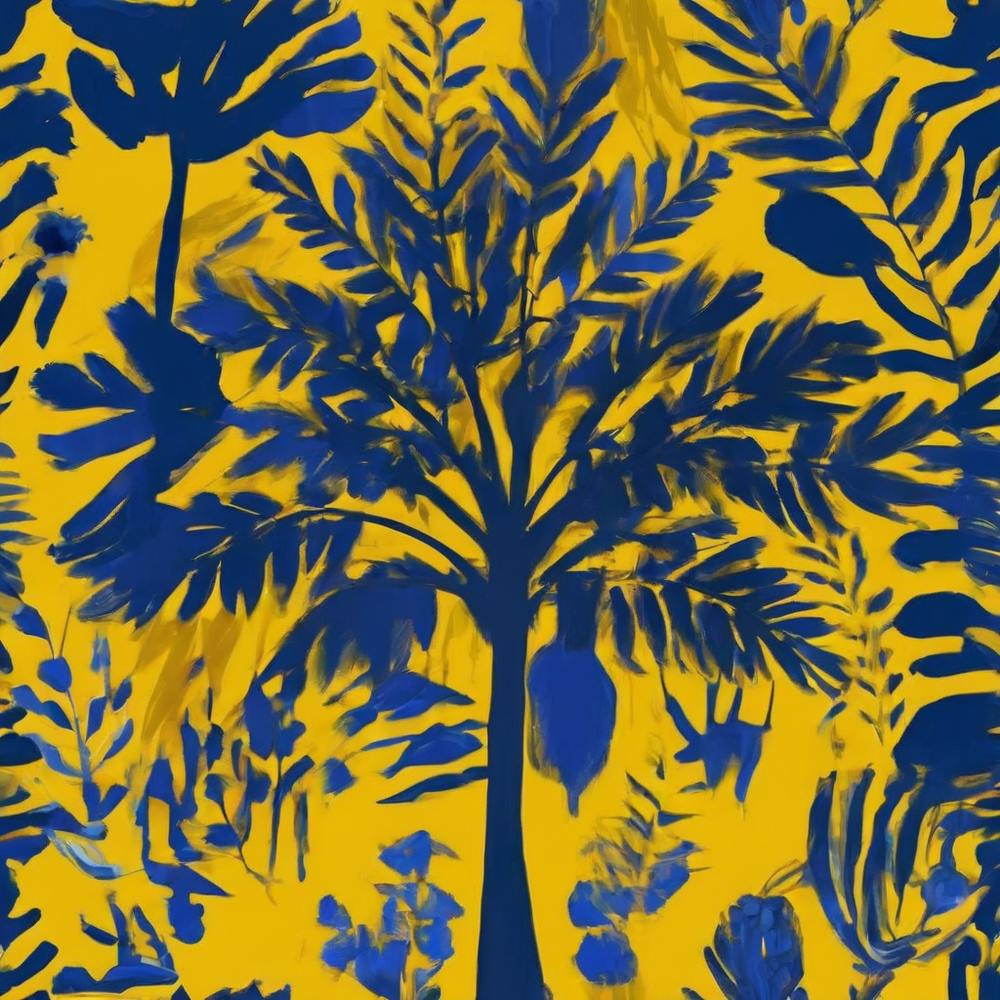 Tropical Tree pattern art, 129