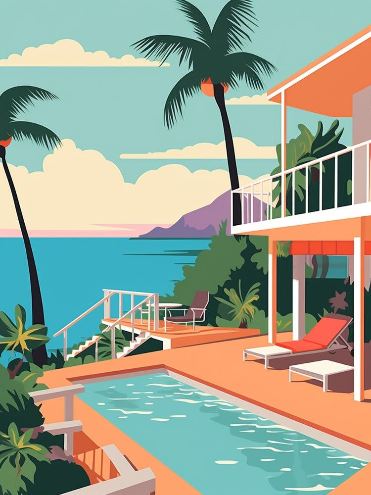 Virgin Islands 1 Travel Illustration