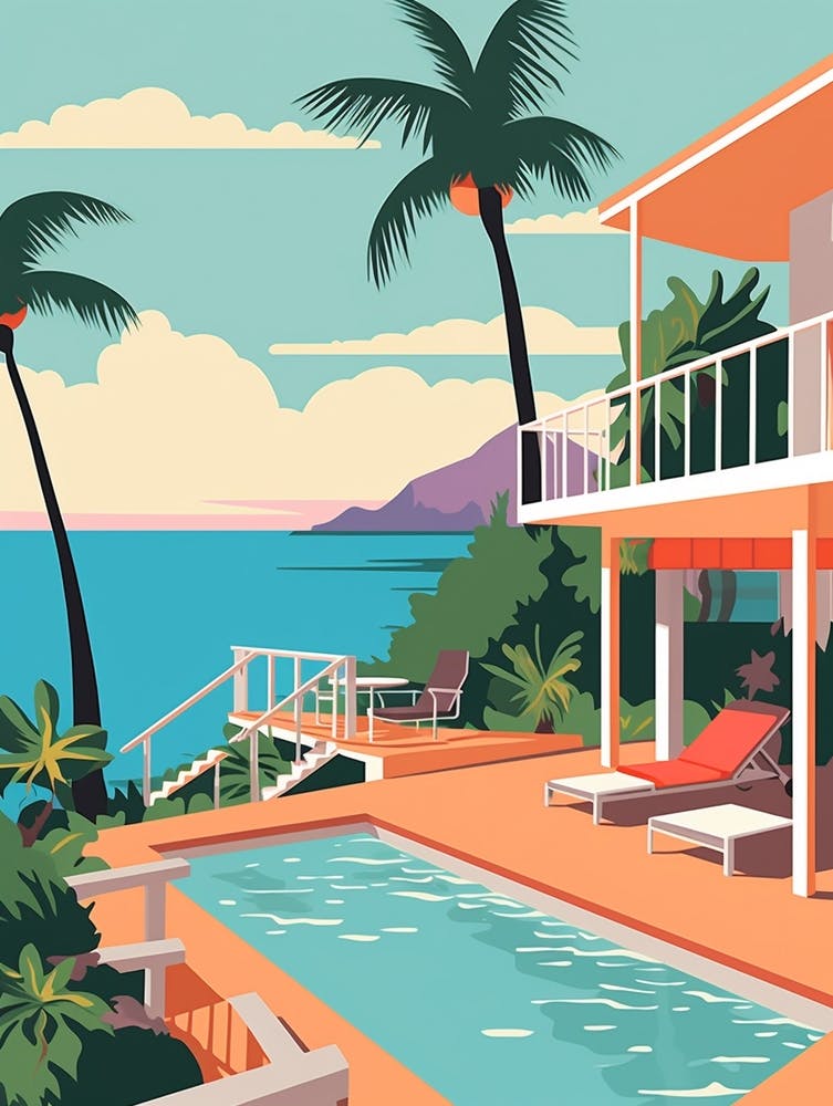 Virgin Islands 1 Travel Illustration
