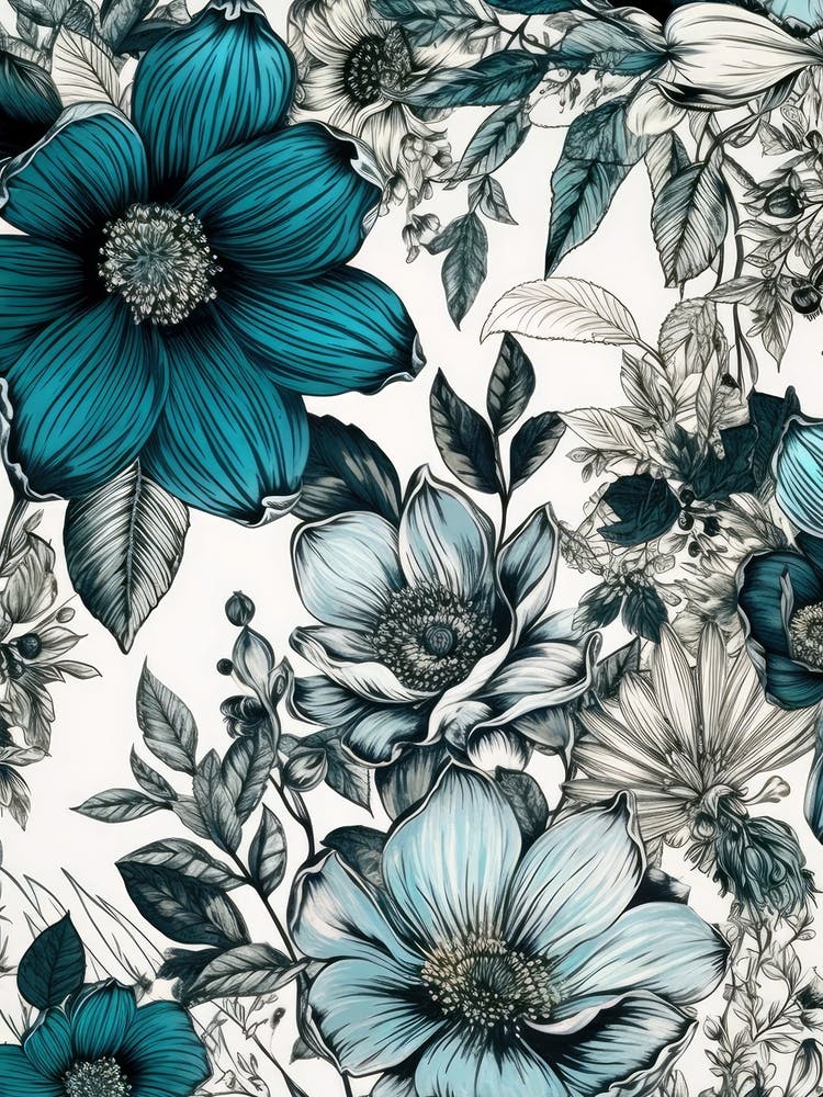 Blue Flowers  flora nature flowers