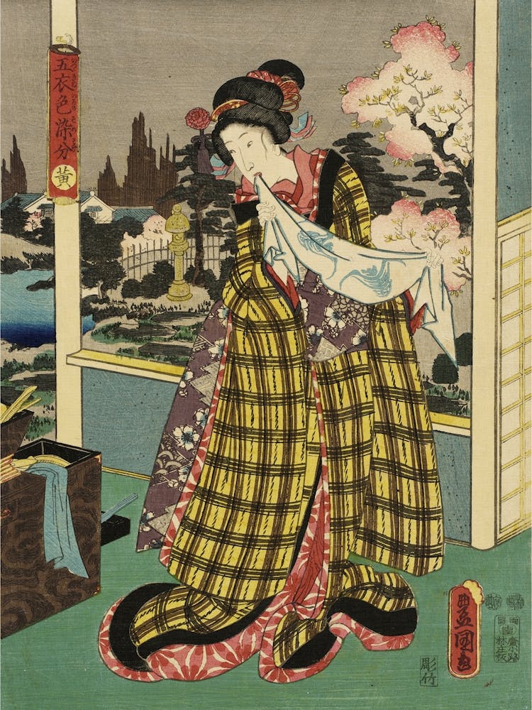 Yellow By Utagawa Kunisada (14)