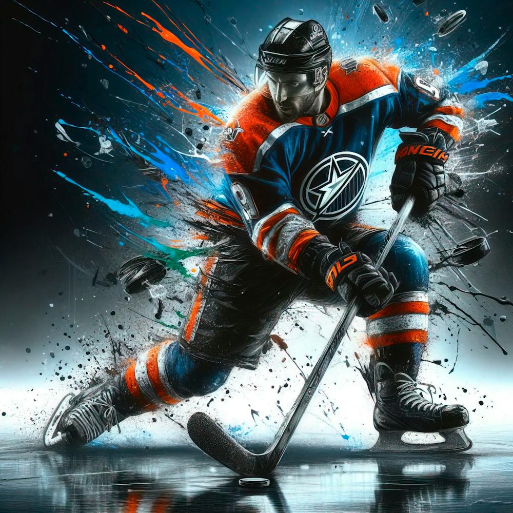 Oilers Hockey Player