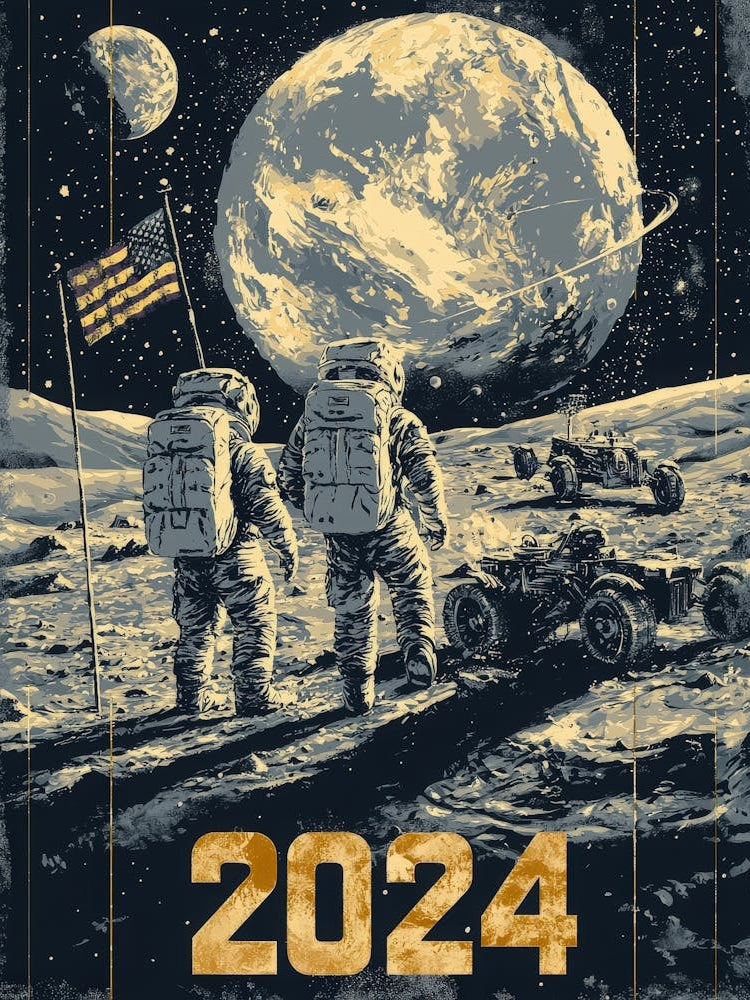 Aihrgdesign A Space Exploration Poster Imagining The Artemis 5