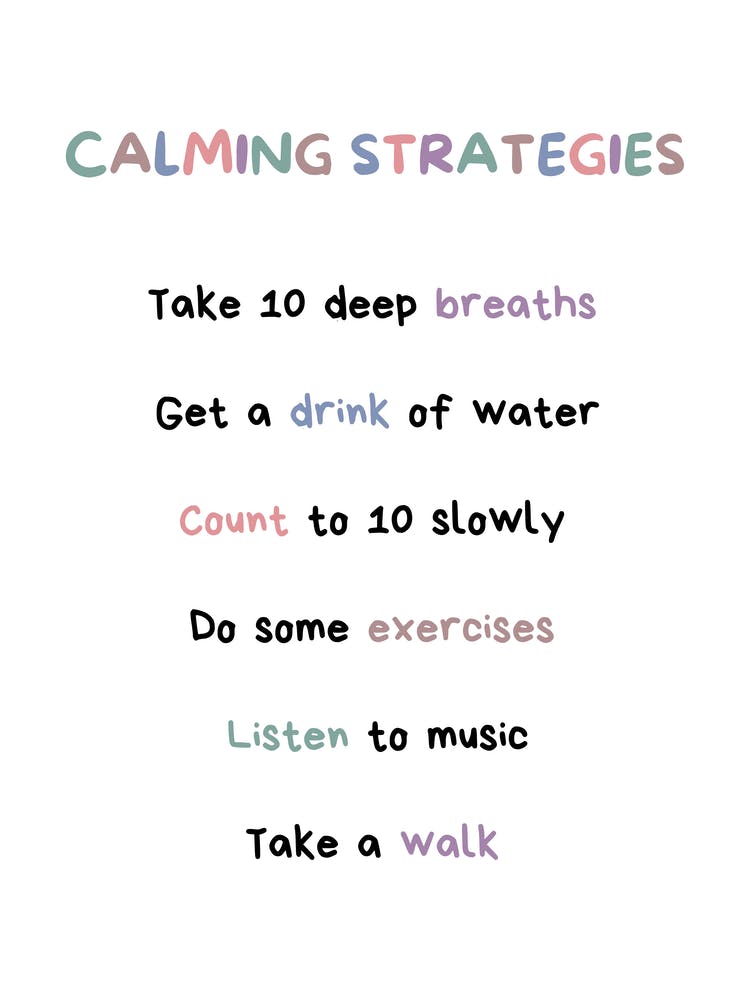 Calming Strategies