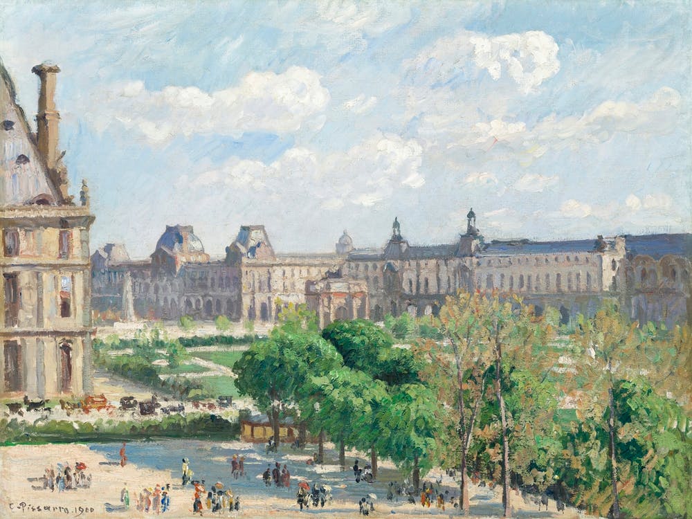 Place Du Carrousel, Paris (1900), Camille Pissarro