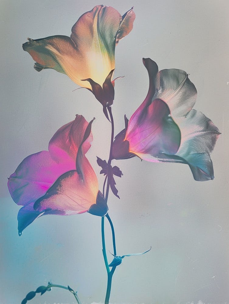 Iridescent Flower Canterbury Bells 2