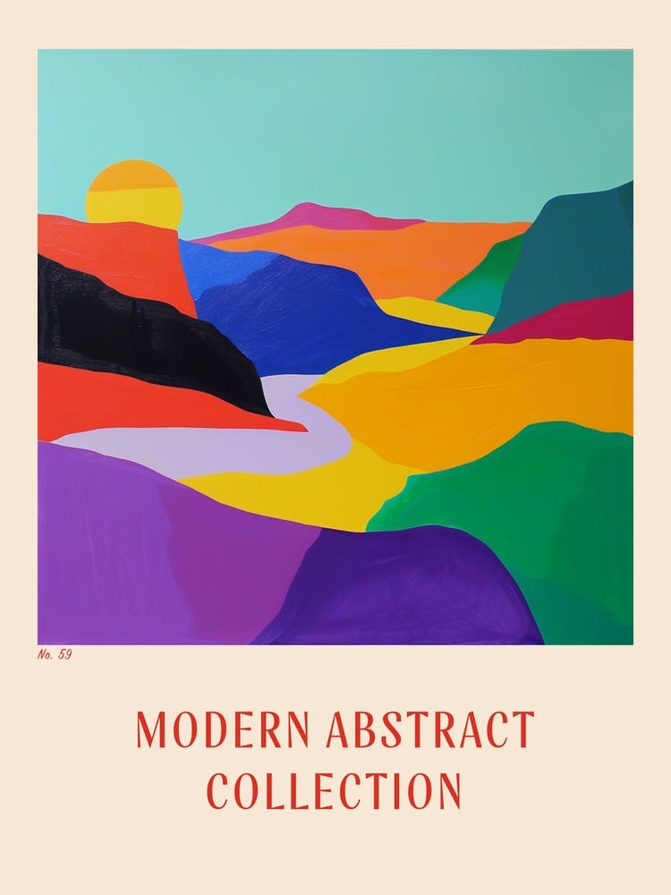 Modern Abstract Collection Poster 59