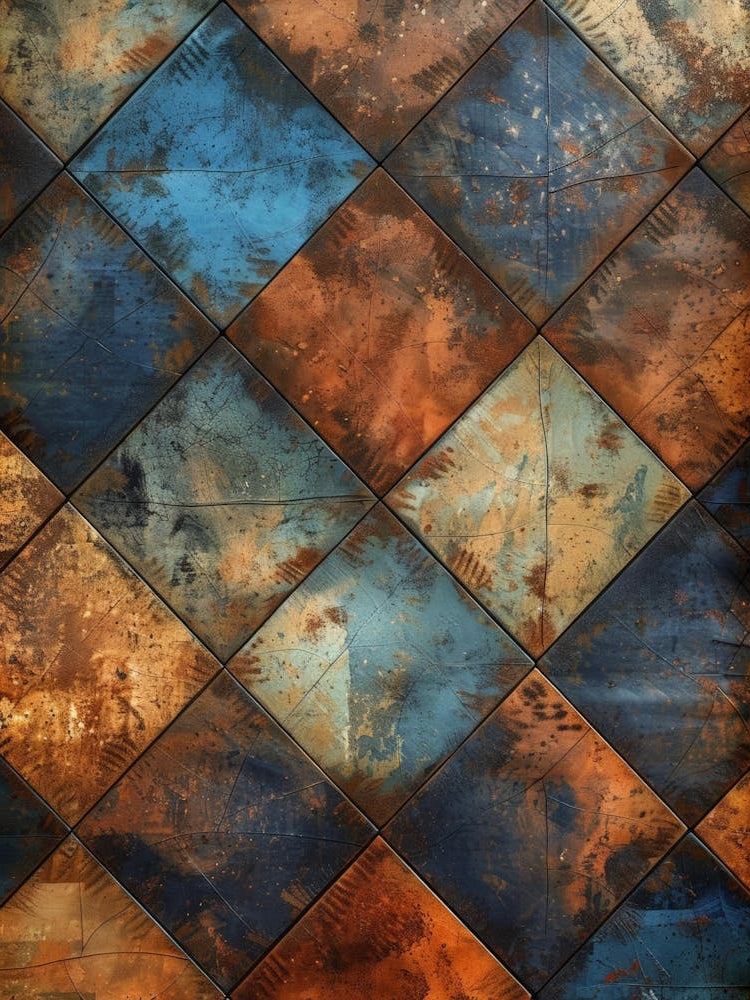 Rusty Tile Background