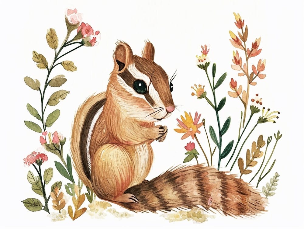 Little Floral Chipmunk 3