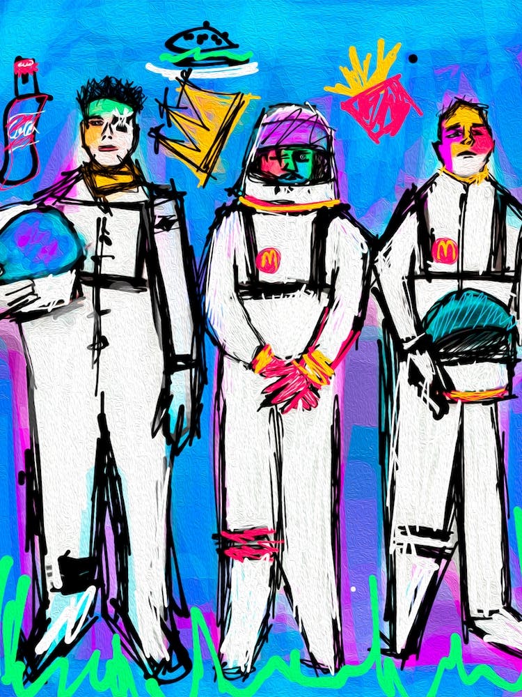 Astronauts In Space
