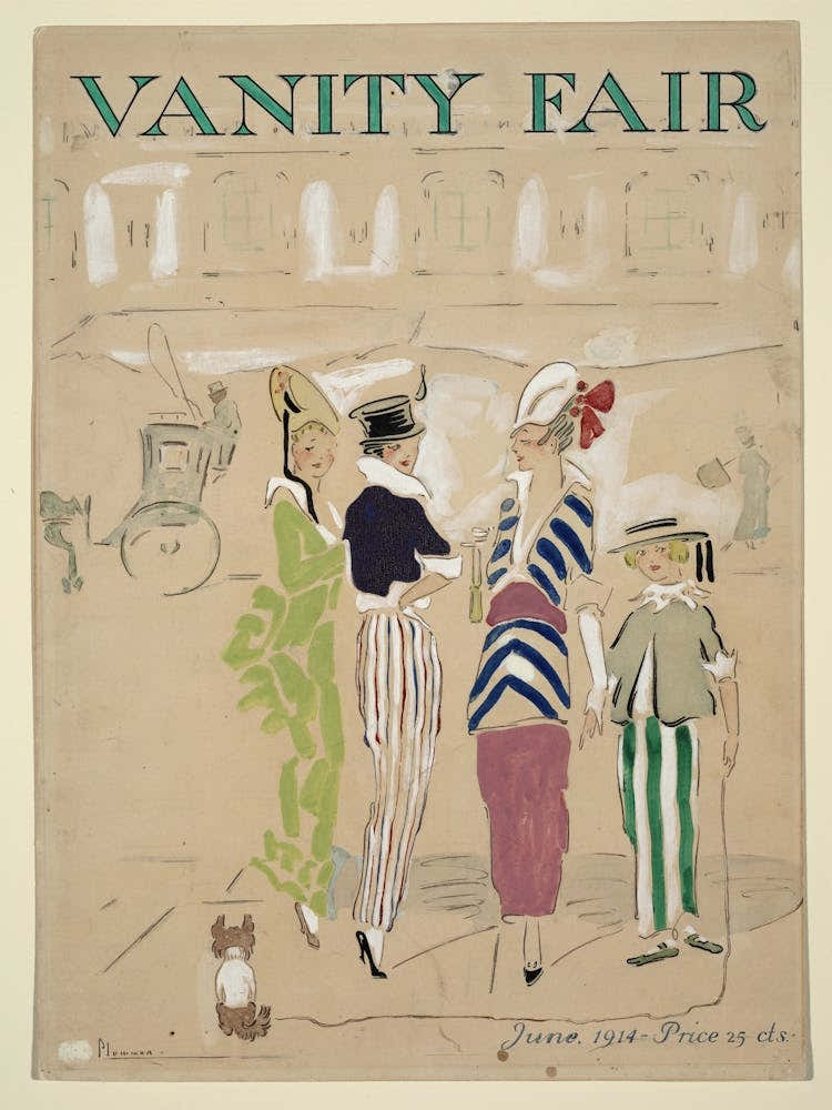 Vanity Fair Vintage Magazine Cover