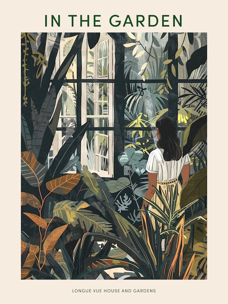 In The Garden Poster Longue Vue House And Gardens Usa 2