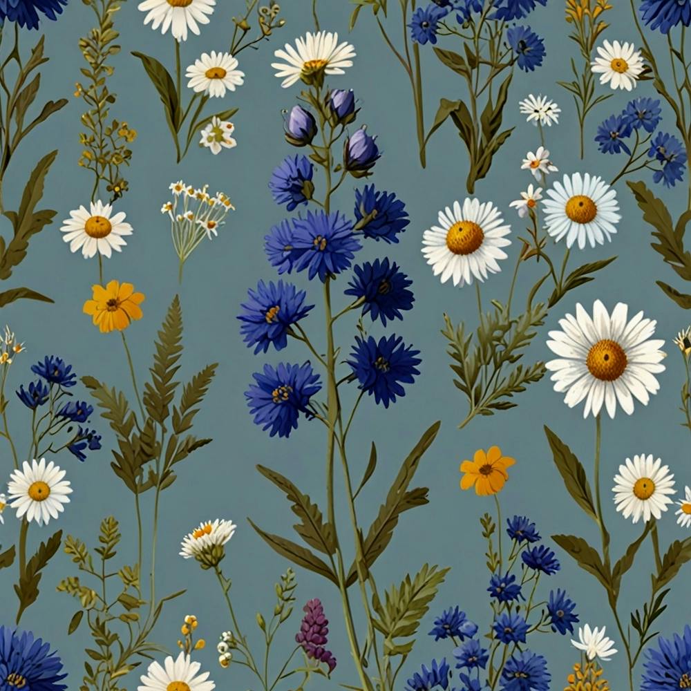 Wildflowers pattern