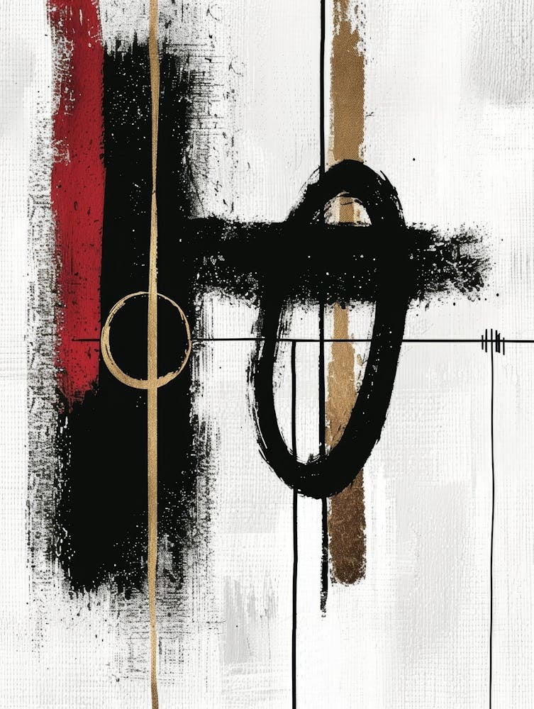 Abstrakter Leinwanddruck 29