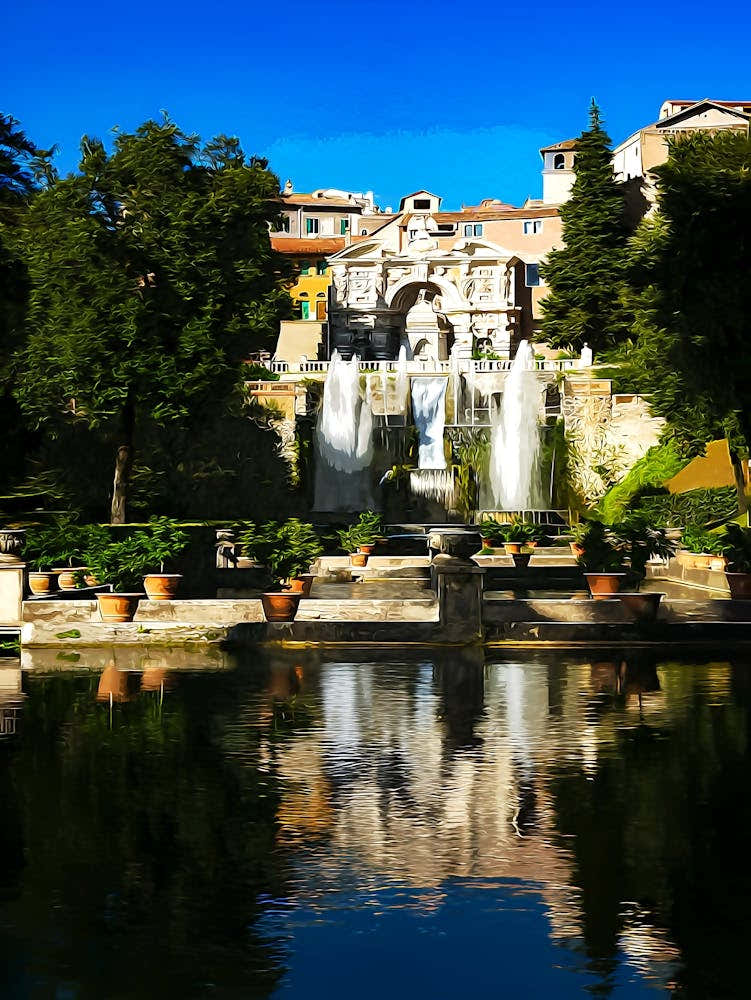 Villa D Este Near Rome, Italy