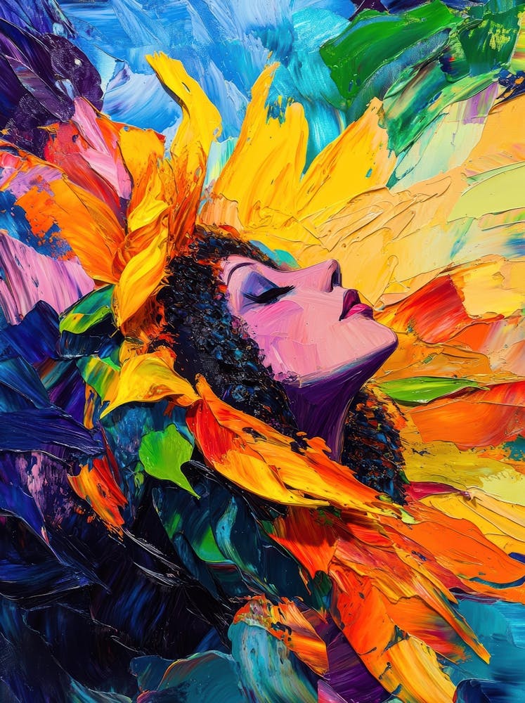 Sunflower Painting 4