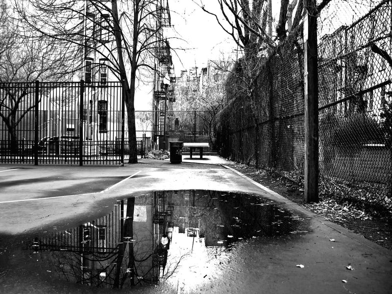 Jersey City Park BW